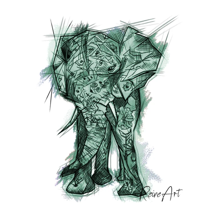 Elefante - Verde