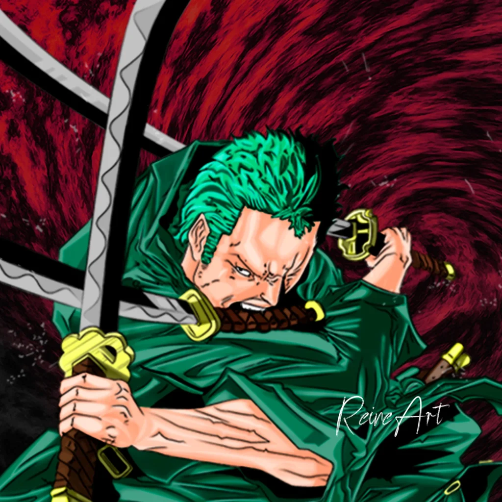 Zoro Roronoa, anime, digital